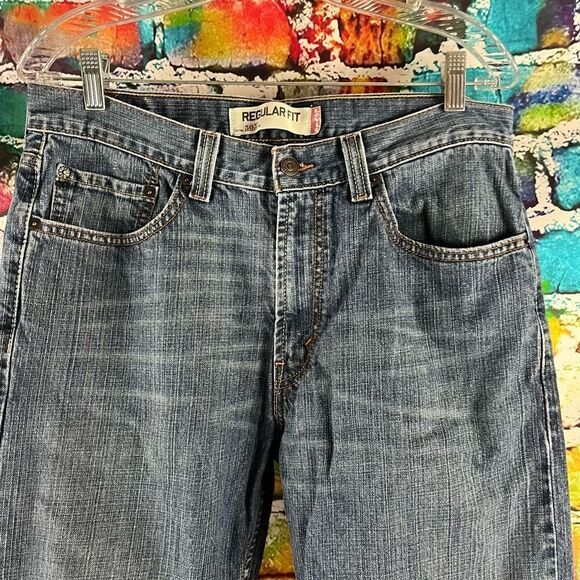 Levi's 505 Jean Mens 33x30  Regular Fit Straight Fit Denim Jeans 100% Cotton - Picture 3 of 7